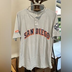 San Diego Gray Henley Shirt